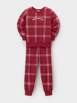 Пижамы, артикул: К 1664, цвет: красный - 2 фото
