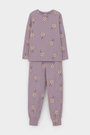 Пижама для девочки, артикул: К 1561, цвет: розовый - 2 фото