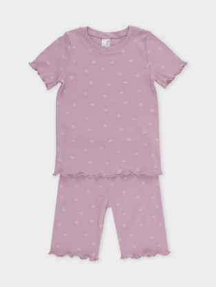 Пижама для девочки, артикул: К 1632, цвет: фиолетовый - 2 фото