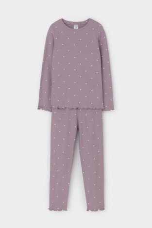 Пижама для девочки, артикул: К 1618, цвет: розовый - 2 фото