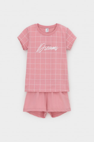 Пижама для девочки, артикул: К 1642, цвет: розовый - 2 фото