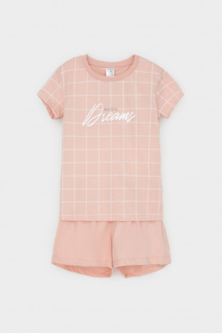 Пижама для девочки, артикул: К 1642, цвет: розовый - 2 фото