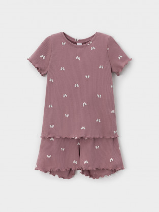 Пижама для девочки, артикул: К 1652, цвет: розовый - 2 фото