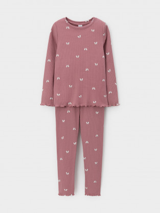 Пижама для девочки, артикул: К 1618, цвет: розовый - 2 фото