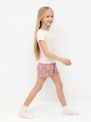 Пижама для девочки, артикул: К 1596, цвет: розовый - 2 фото