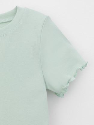 Пижама для девочки, артикул: К 1636, цвет: голубой - 2 фото